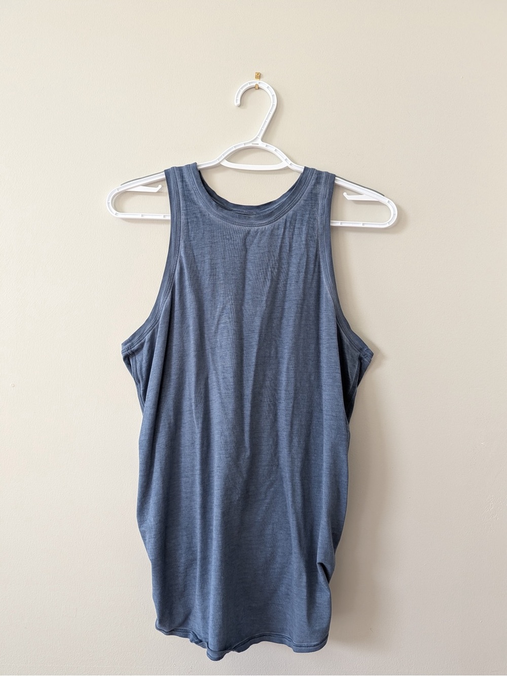 lululemon athletica sleeveless tank in slate gray-blue